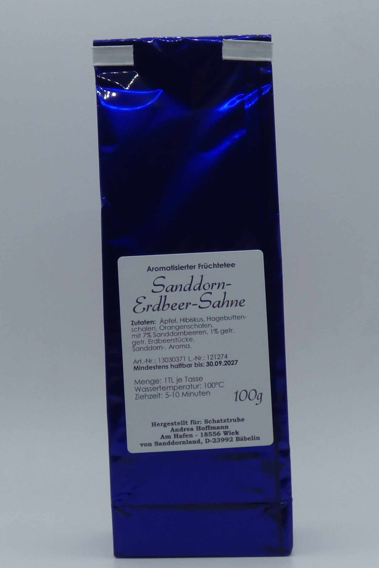 Rügener Sanddorn-Erdbeer-Sahne