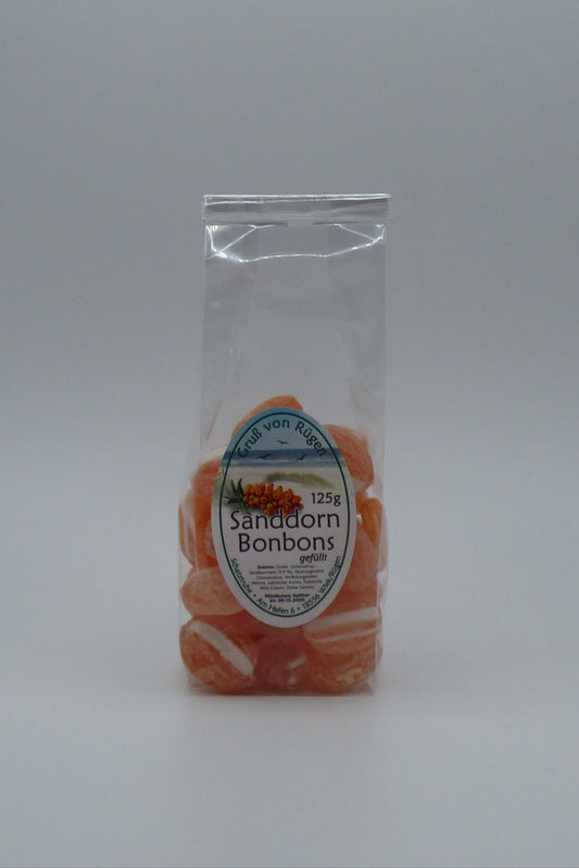 Sanddorn Bonbons gefüllt