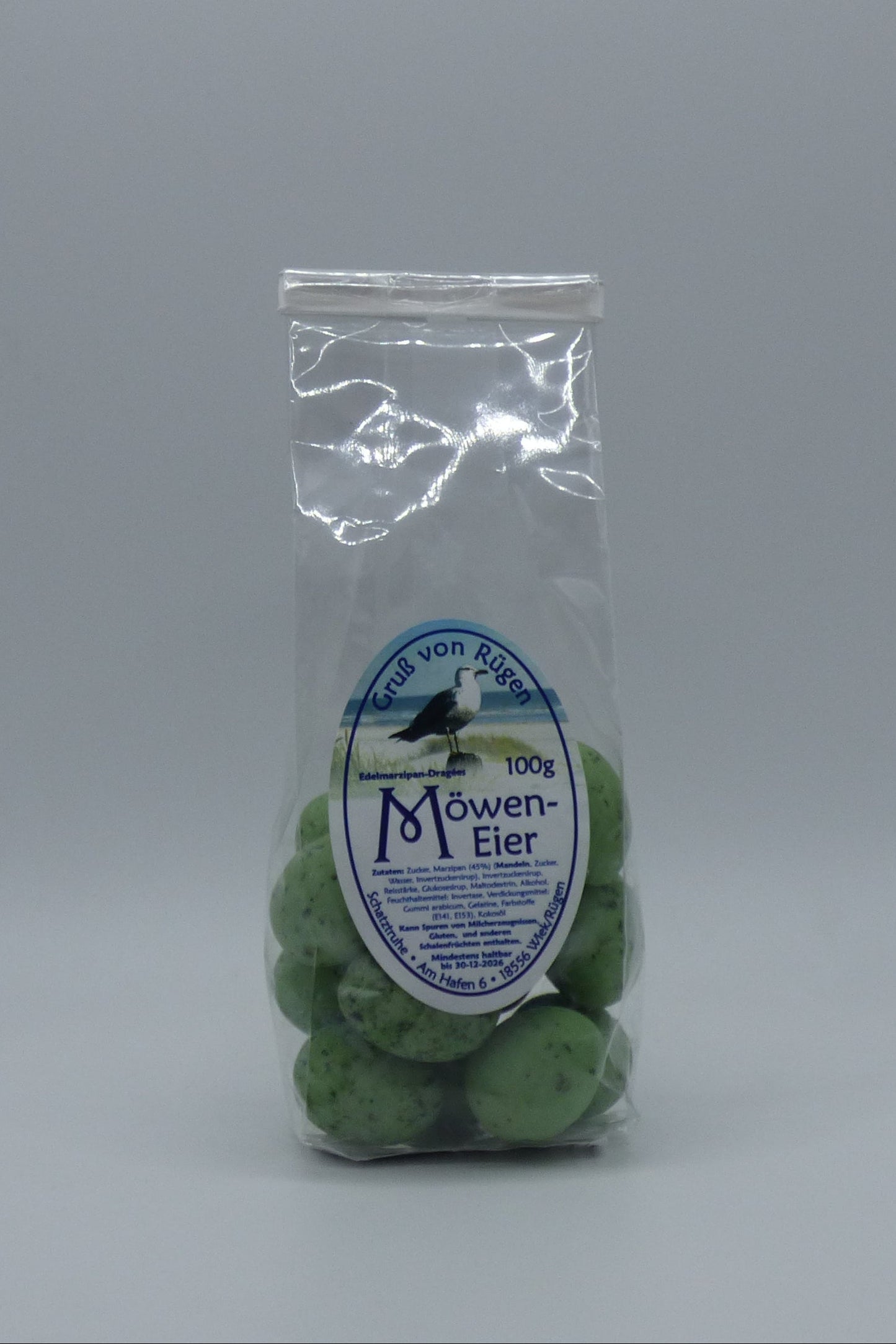 Möweneier (Edelmarzipan-Dragèes)