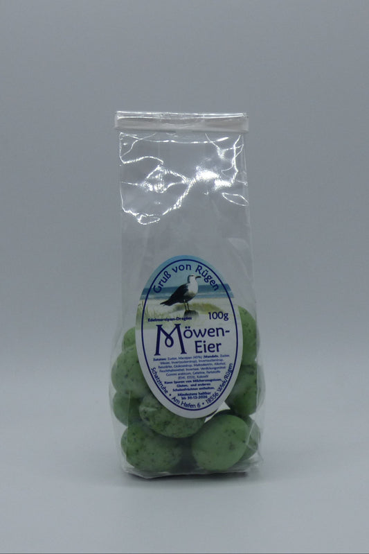 Möweneier (Edelmarzipan-Dragèes)