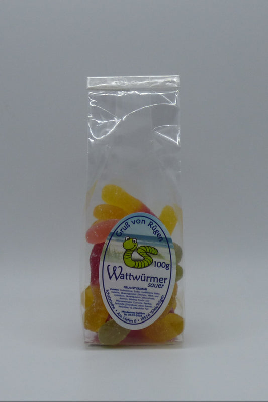 Wattwürmer Fruchtgummi sauer