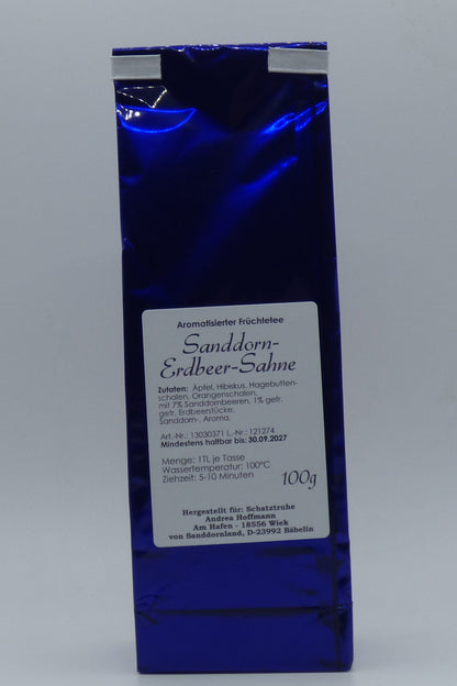 Rügener Sanddorn-Erdbeer-Sahne